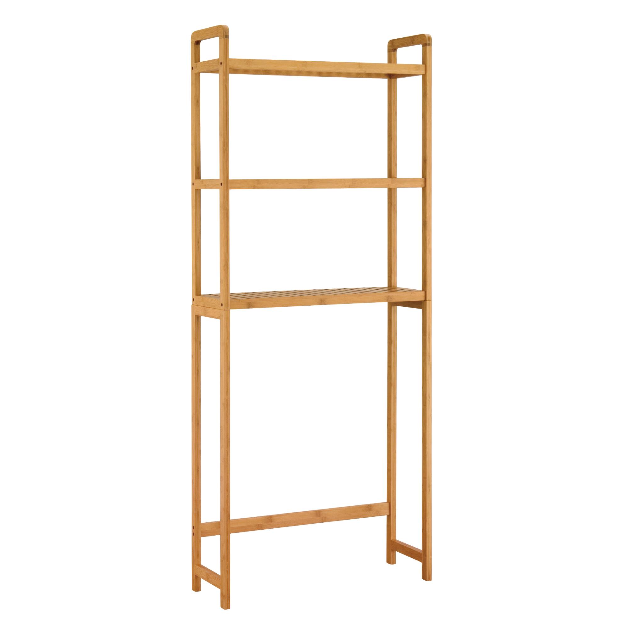 Organize It All Bamboo Over the Toilet Storage Space Saver